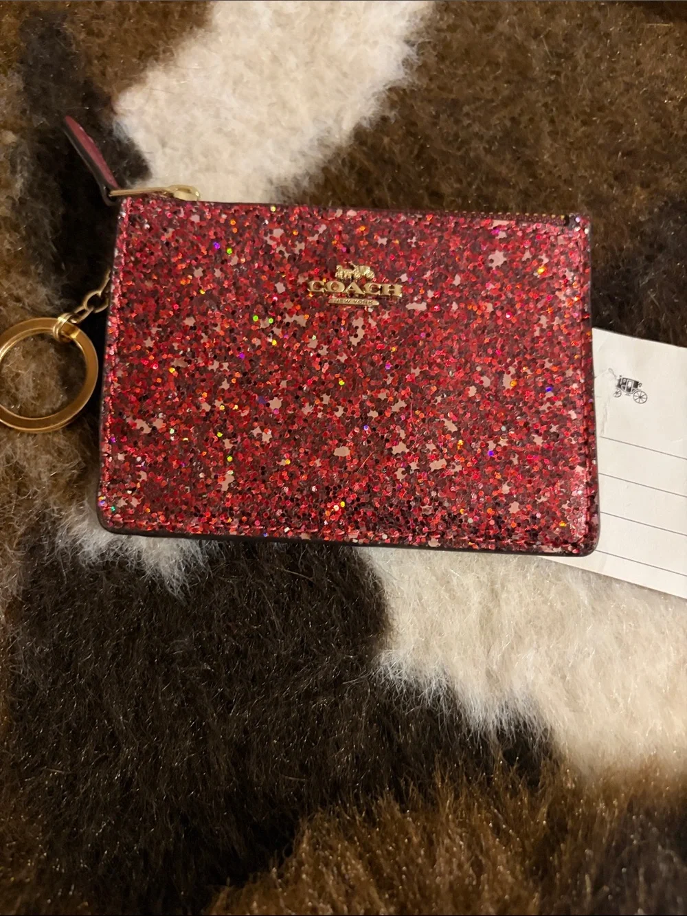 Coach compact zip